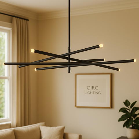 Rousseau 8-Light Mobile Orb Chandelier