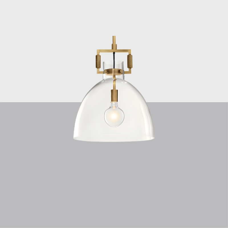 Artisan Blown Glass Pendant – Luxury Metal Light