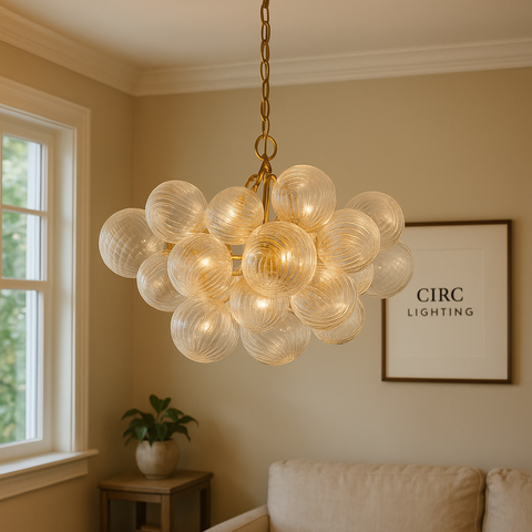Talia Round Chandelier 24"