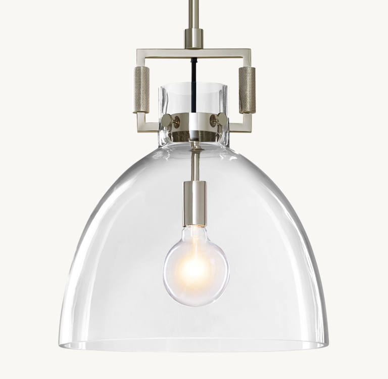 Artisan Blown Glass Pendant – Luxury Metal Light