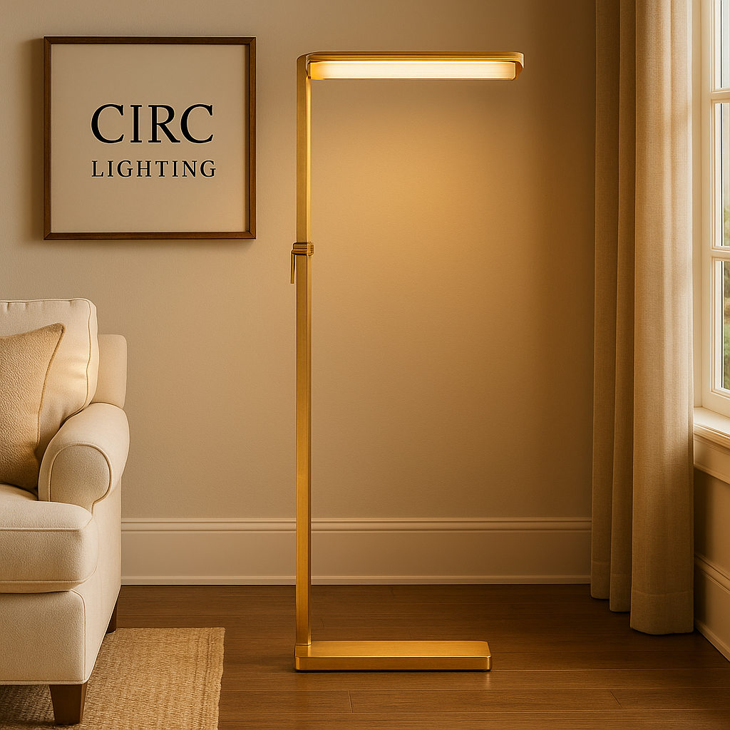 Audubon Crystal Task Floor Lamp
