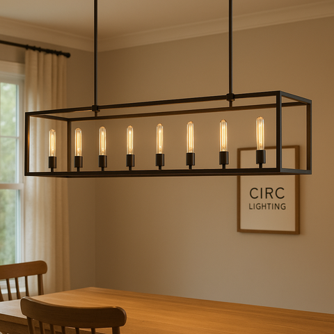 Beckman Rectangular Chandelier 72"