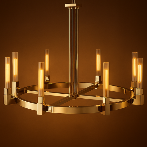 Cannele Round Chandelier 48"
