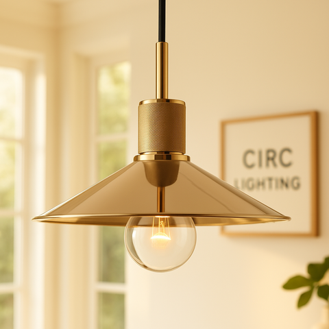 Utilitaire Metal Slope Shade Pendant