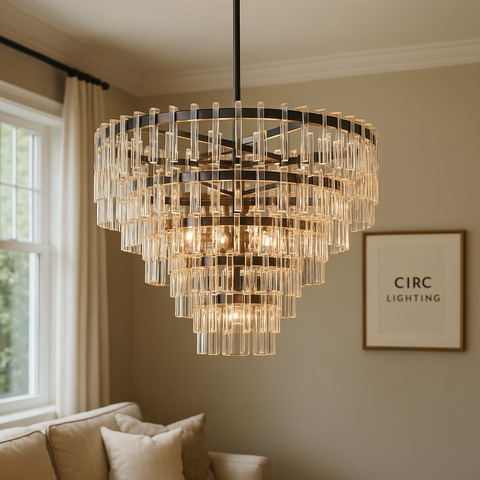 Marignan Tiered Round Chandelier 36"