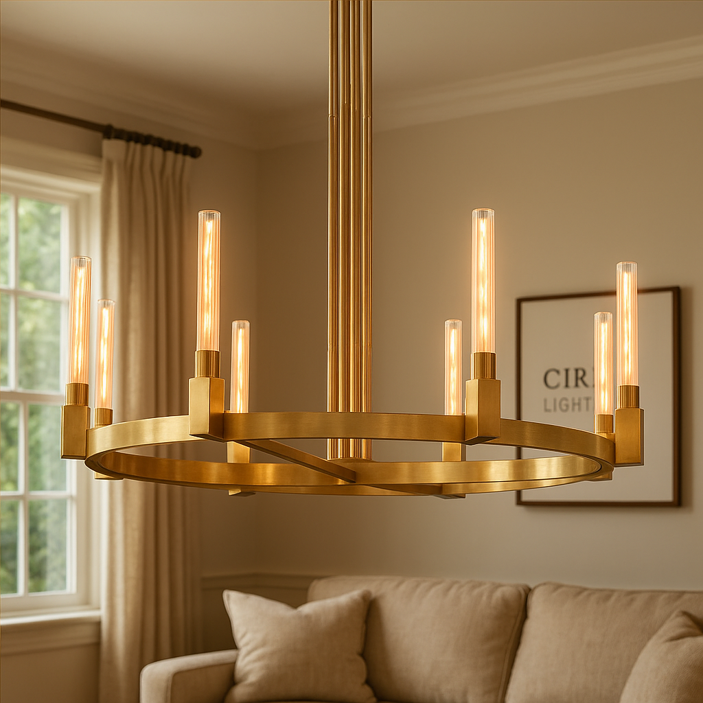 Cannele Round Chandelier 48"