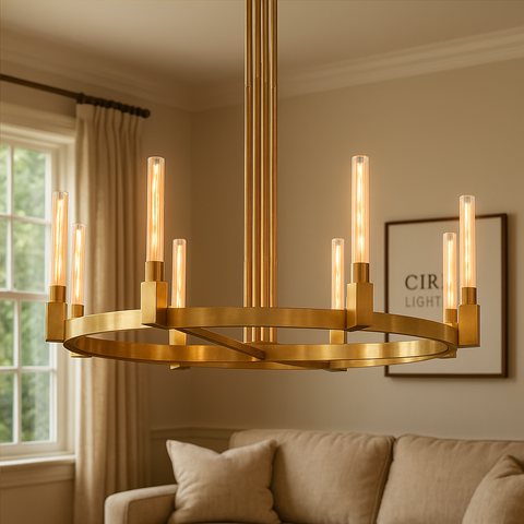 Cannele Round Chandelier 48"