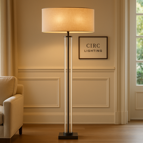 French Column Floor Lamp