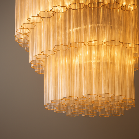 Cielo Three-Tier Round Chandelier 36"