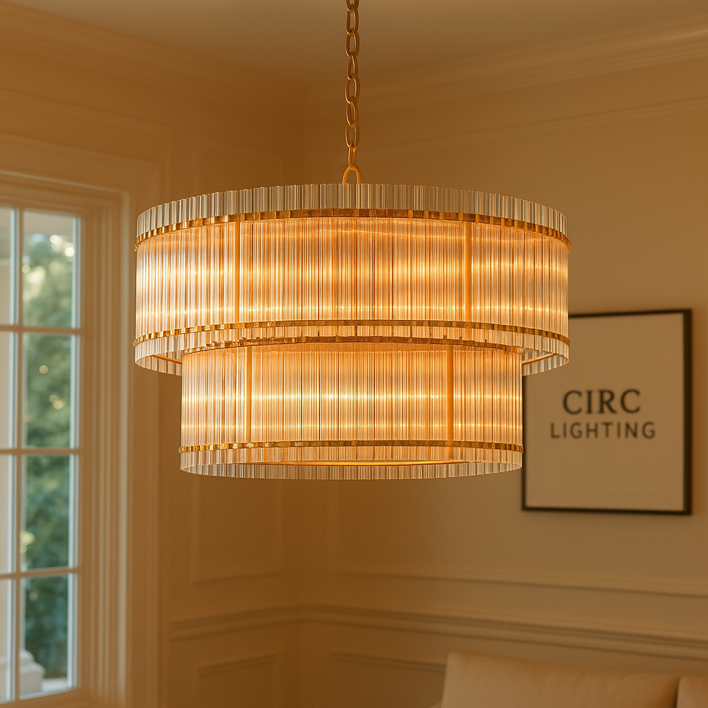 San Marco Two-Tier Round Chandelier 48"