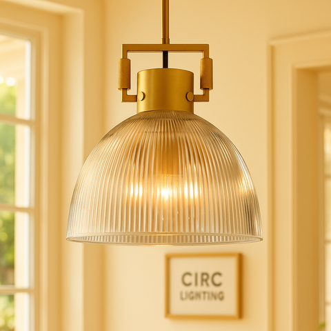 Machinist Prismatic Cloche Pendant