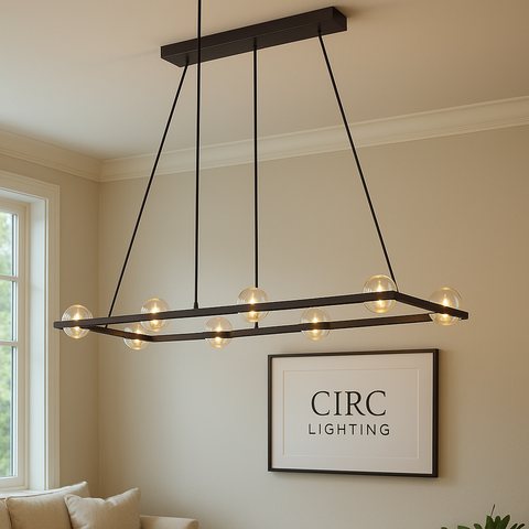 Éclatant Rectangular Chandelier 54"