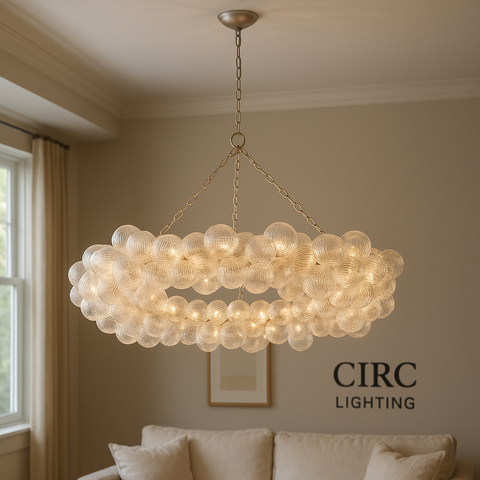 Talia Ring Chandelier 54"