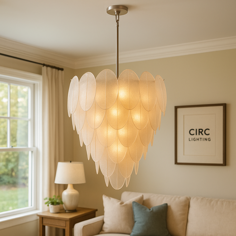 Vanetti Tiered Round Chandelier 37"