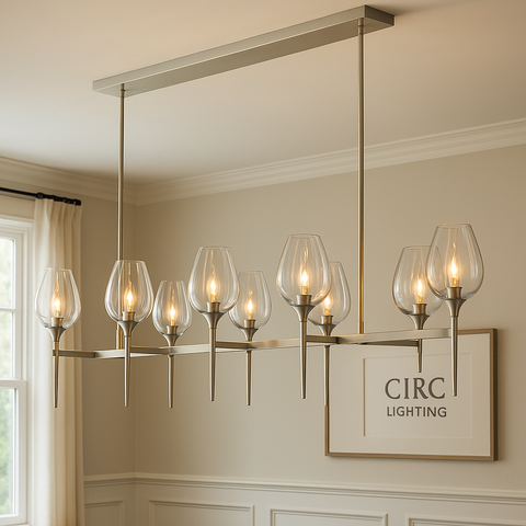 Tulip Linear Chandelier 65"