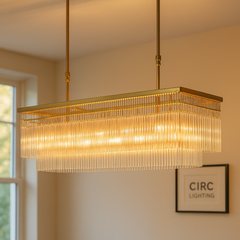 Amadeo Rectangular Chandelier 72"