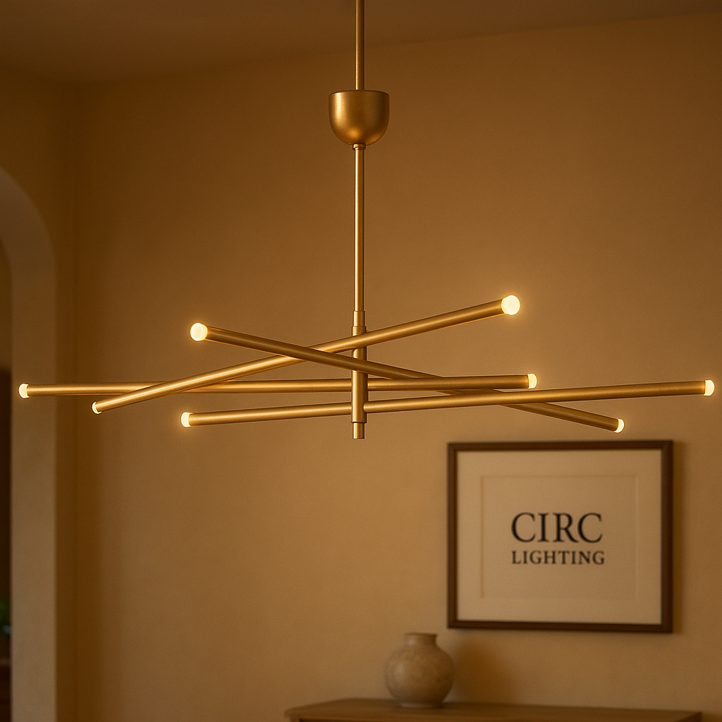 Rousseau 8-Light Mobile Orb Chandelier