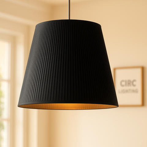 Reed Pleated Barrel Pendant