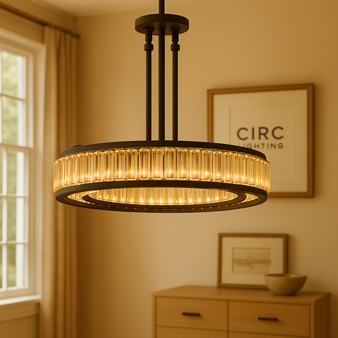 Maurier Round Chandelier 37"