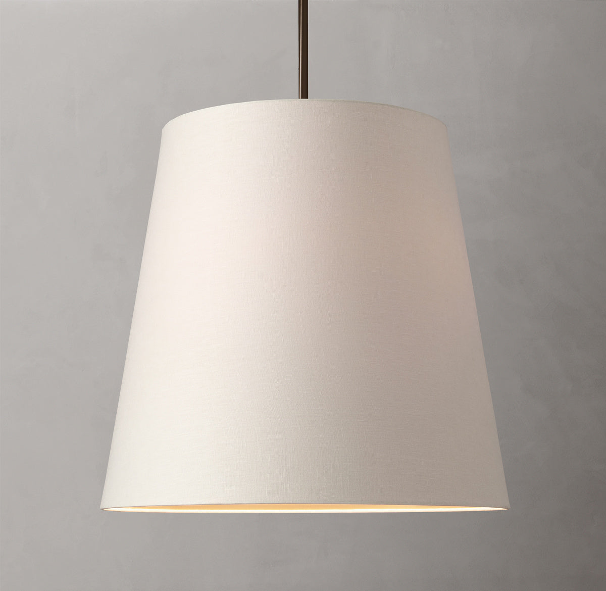 Cicero Barrel Pendant by CIRC – Linen Modern Chandelier