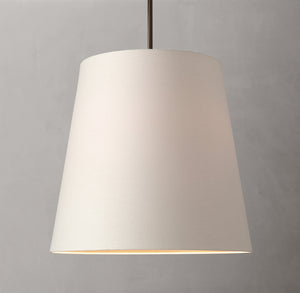 Cicero Barrel Pendant by CIRC – Linen Modern Chandelier