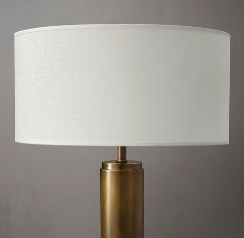 French Drum Linen Shade – Premium 100% Linen Lamp Shade