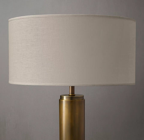 French Drum Linen Shade – Premium 100% Linen Lamp Shade