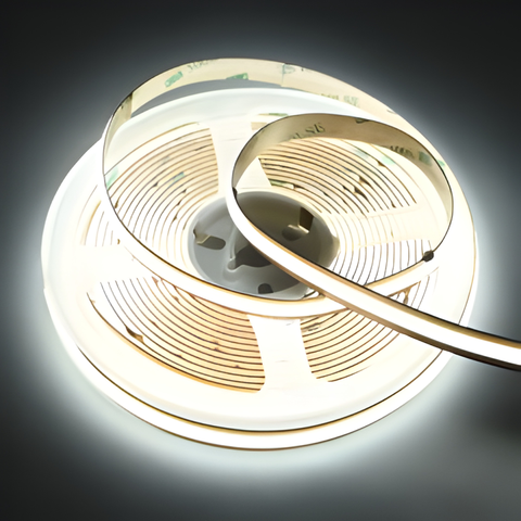 M5000 528 LEDs/m COB LED Strip | 8mm Ra90 | Free-Cut Cove & Cabinet Lighting