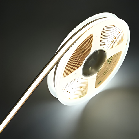 M5000 528 LEDs/m COB LED Strip | 8mm Ra90 | Free-Cut Cove & Cabinet Lighting