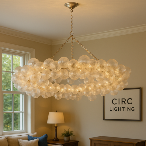 Talia Ring Chandelier 63"