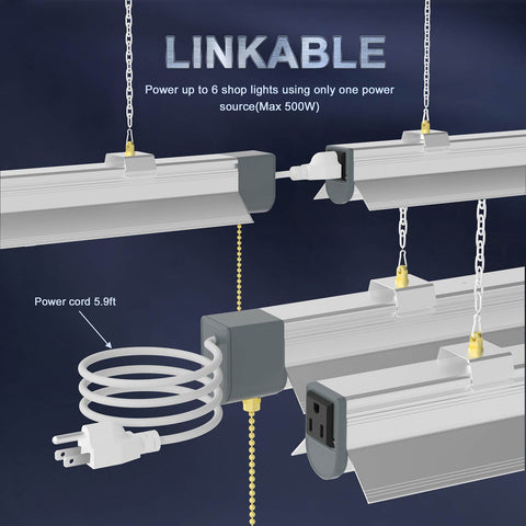 ST10B 4PCS/CTN 80W T10B LED SHOP LIGHT 5000K