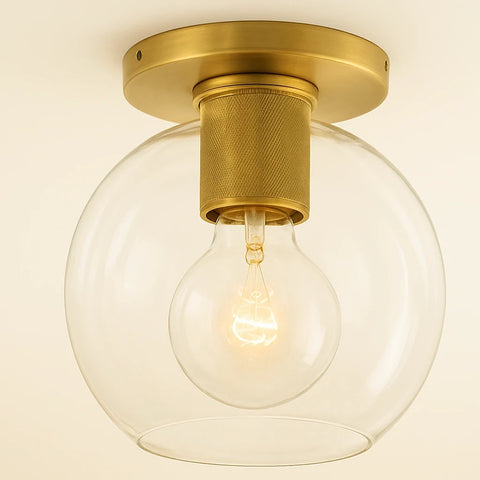 Utilitaire Globe Shade Flushmount