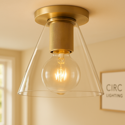 Utilitaire Funnel Shade Flushmount