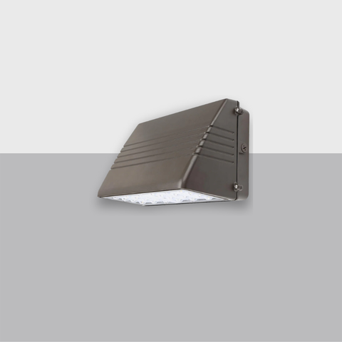 28W-70W LED FULL CUT-OFF WALL PACK CCT TUNABLE 3/4/5K 120-277VAC WITH PHOTOCELL
