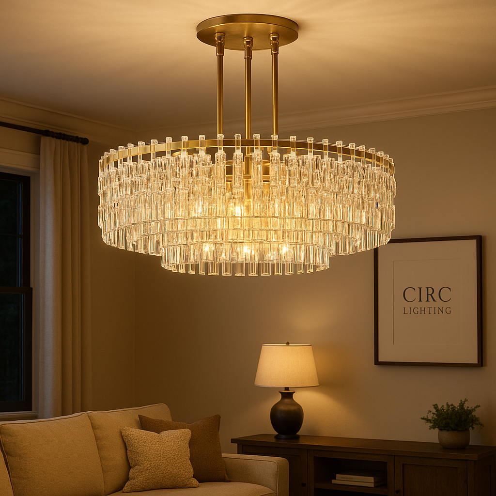 Marignan Round Chandelier 48"