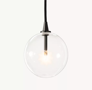 Glass Globe Mobile Pendant – Luxury LED Ceiling Light