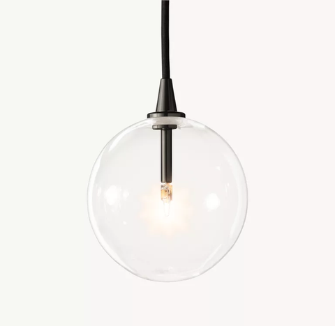 Glass Globe Mobile Pendant – Luxury LED Ceiling Light