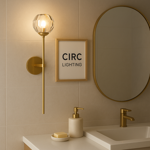 Boule de Cristal Smoke Glass Grand Sconce