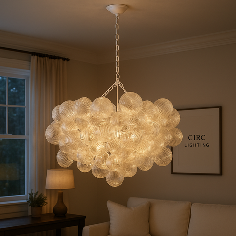 Talia Round Chandelier 38"