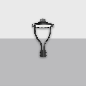 36W-60W LED Post Circle Area Light 60W/48W/36W CCT Tunable 3K/4K/5K with Built-In Photocell