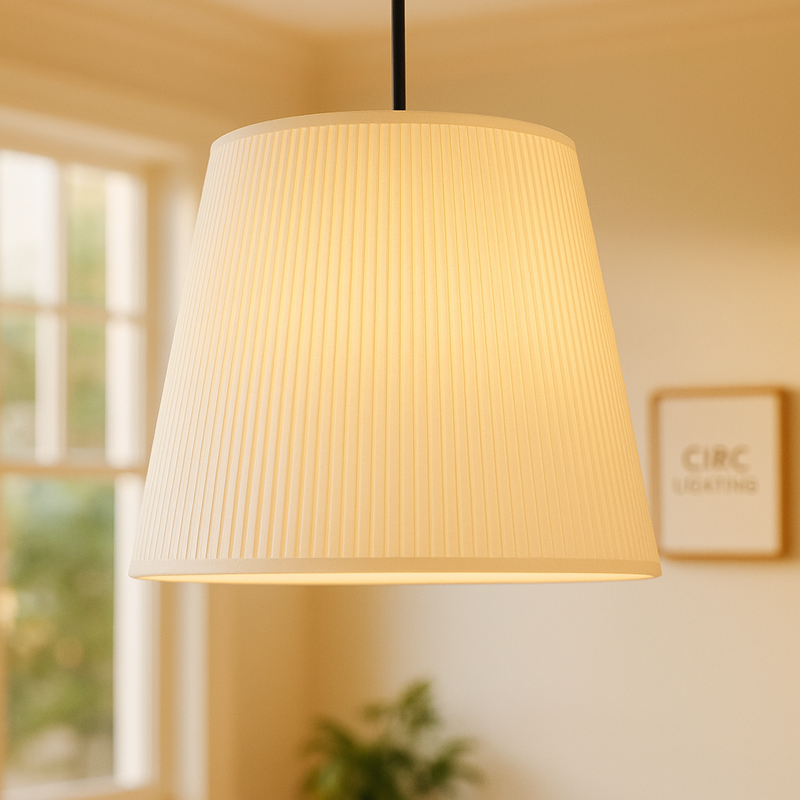 Reed Pleated Barrel Pendant