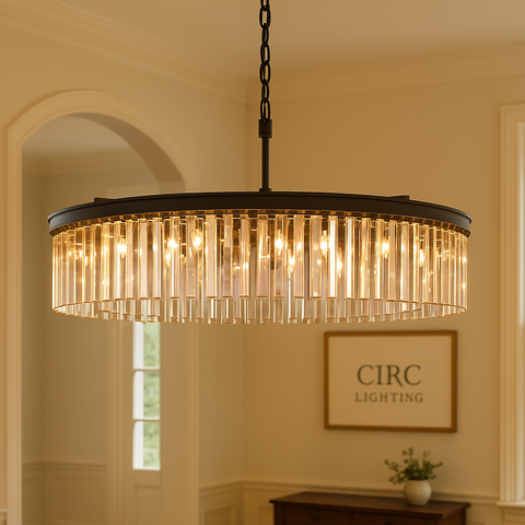 Rhys Round Chandelier 43"