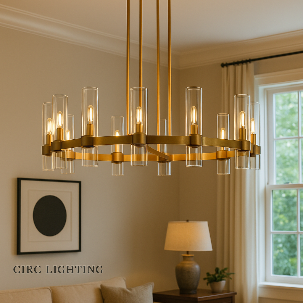 Ravelle Round Chandelier 36"