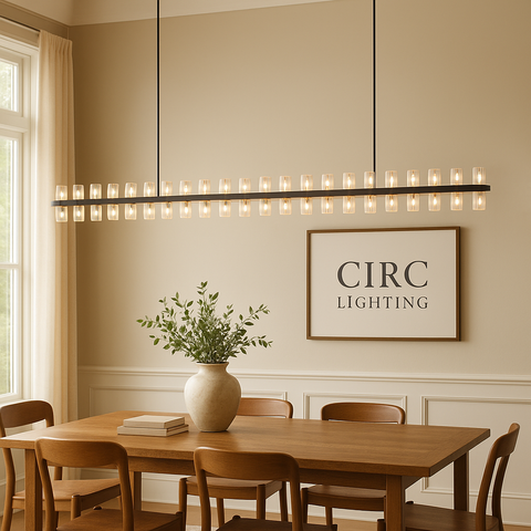 Arcachon LED Rectangular Chandelier 72"