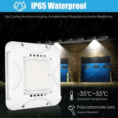 150W LED CANOPY GAS LIGHT 150W/120W/90W TUNABLE CCT 4.5/5/5.7K 100-277VAC