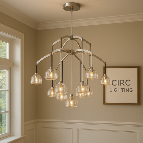 Hemisphere Round Chandelier 60"