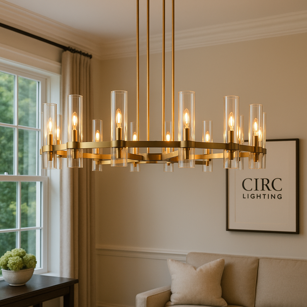 Ravelle Round Chandelier 48"