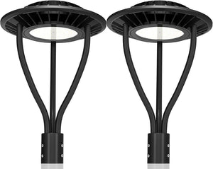 LED Circular Area Light | CCT Tunable 3K/4K/5K | Multi-Power 60W–150W | Built-In Photocell