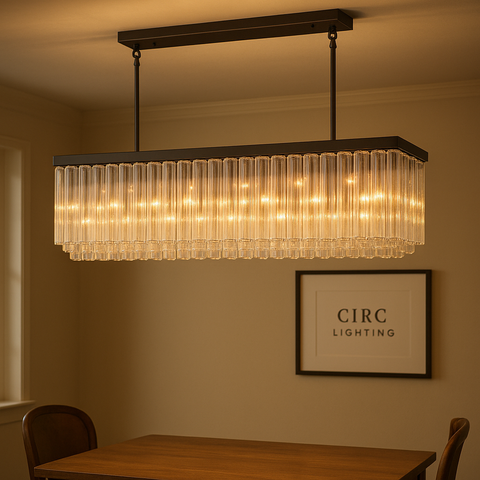 Cielo Rectangular Chandelier 73"