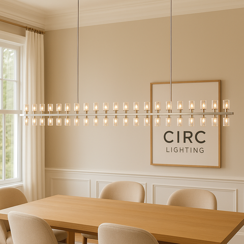 Arcachon LED Rectangular Chandelier 72"